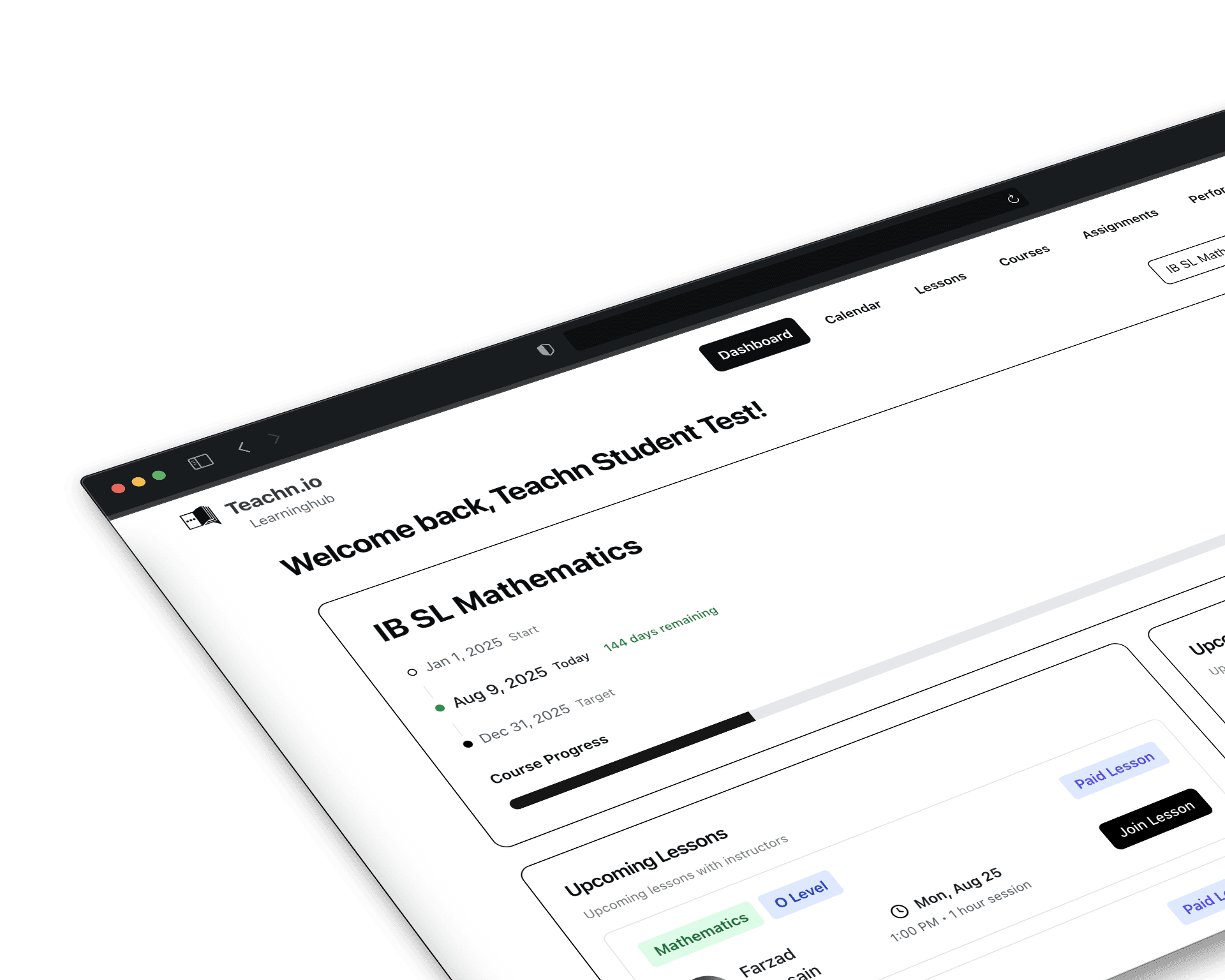 Learning Hub Dashboard